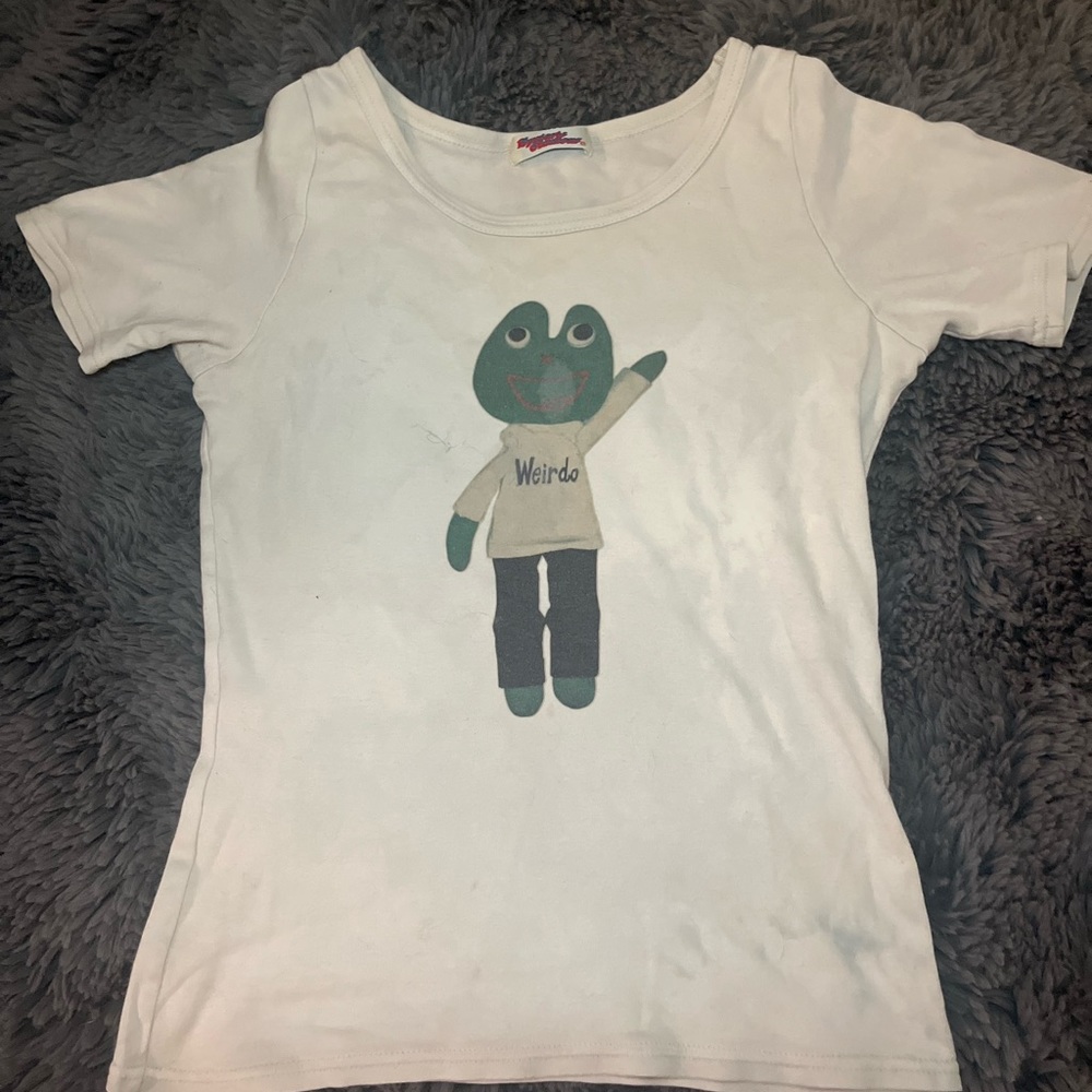 White hysteric glamour frog shirt